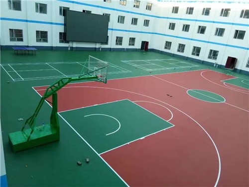 橡膠跑道案例沈陽某部隊(duì)球場