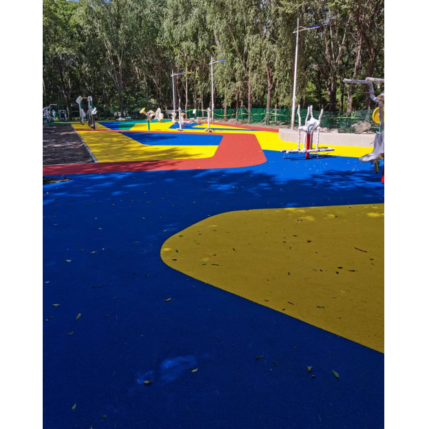 兒童游樂場(chǎng)塑膠地板實(shí)景圖1